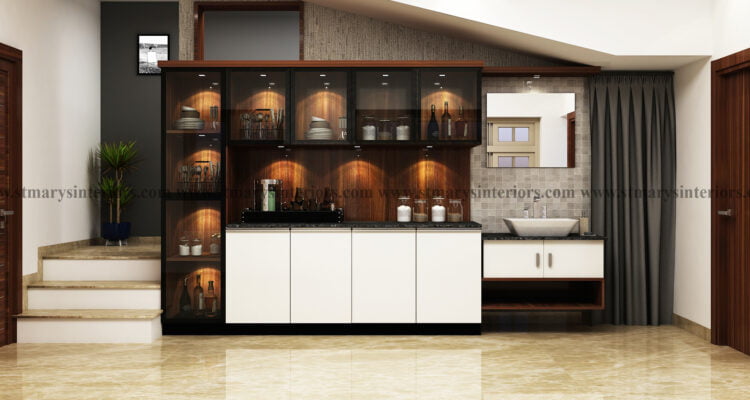 Crockery units design in Cochin, Kerala