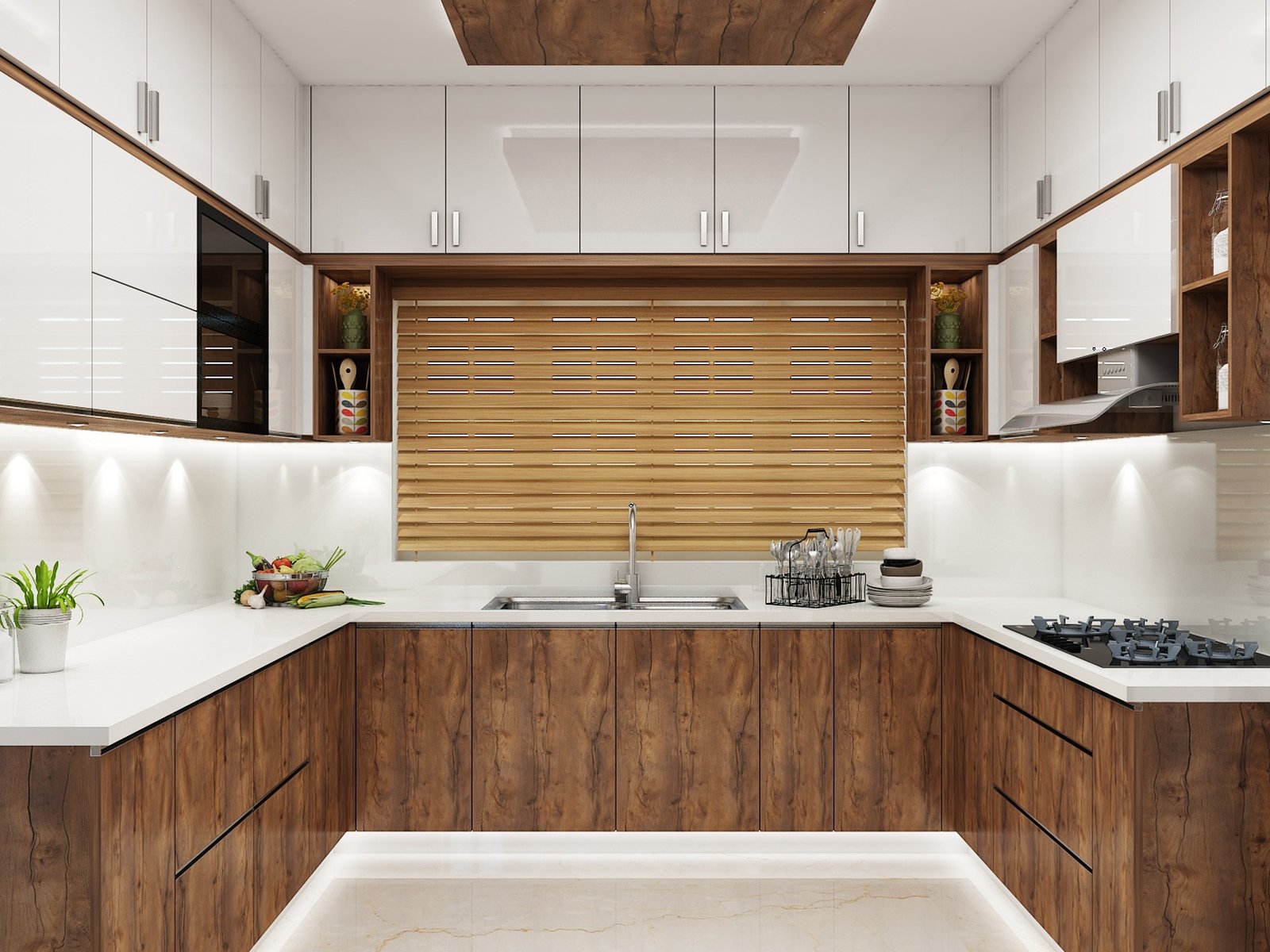 Straight Modular Kitchens